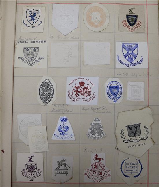 A book of Armorial Crests and Monograms